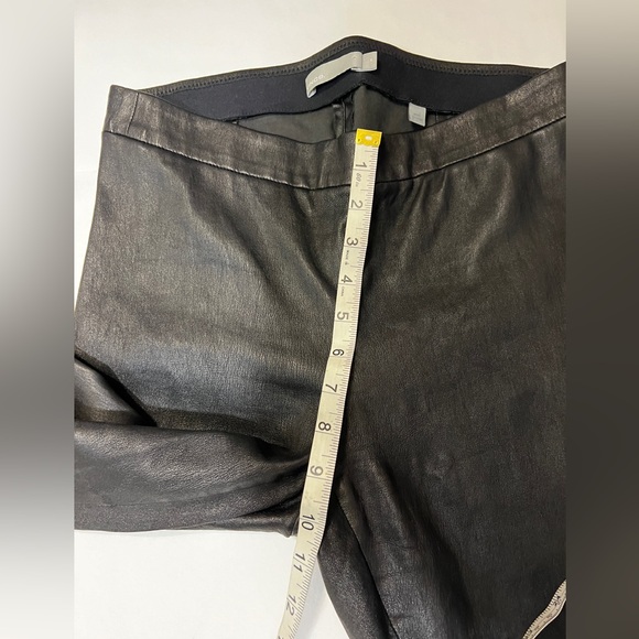 EUC Vince Leather Zip Leggings | Black | Size Medium - Picture 8 of 16
